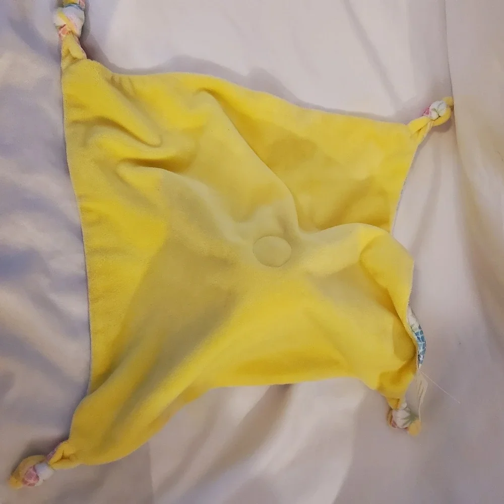 Baby Essentials Lovey Pineapple Security Blanket Cracker Barrel Soft Pink Yellow